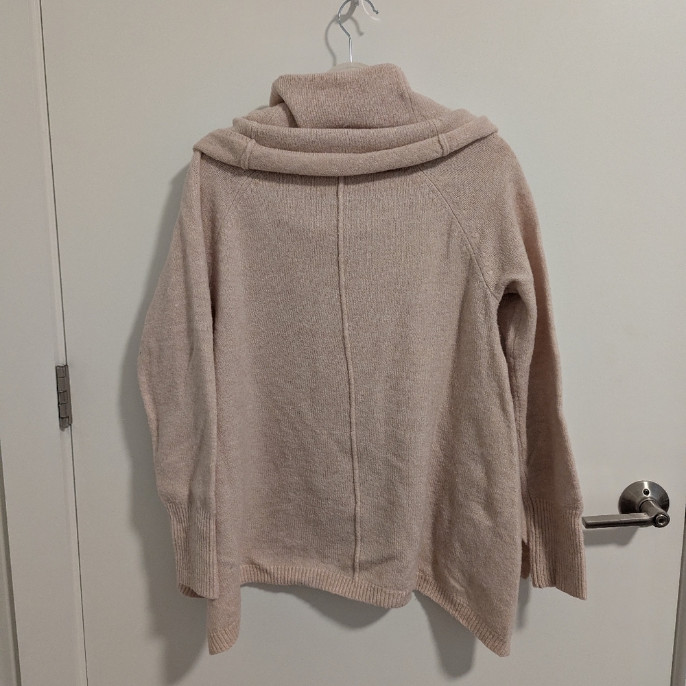 For Thee Soft Pink Oversized Cowl Neck Sweater Size Medium
